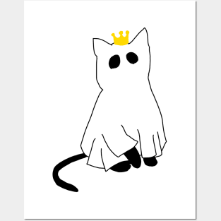 Ghost Arthur Cat Posters and Art